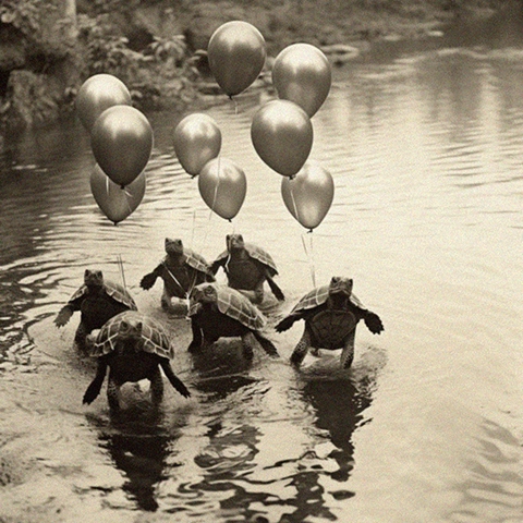 Skyward Turtles: The Bizarre Balloon Experiment of 19th Century New York