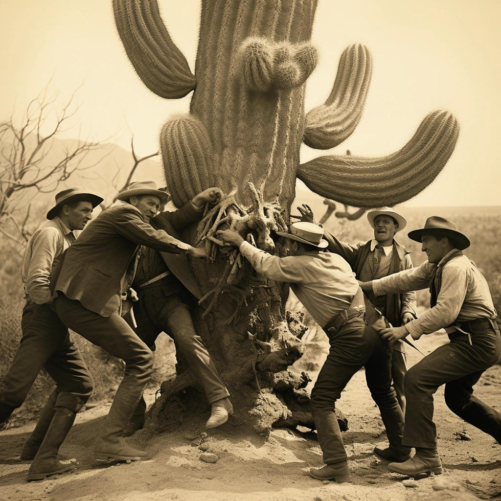 The Great Cactus Caper: A Thorny Tale of Banditry and Blunders